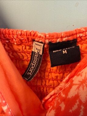Passport Orange Cotton Sundress Medium NEW